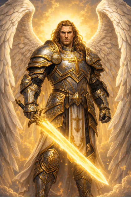 A male elohim portrait